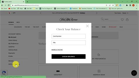 saks login my account.